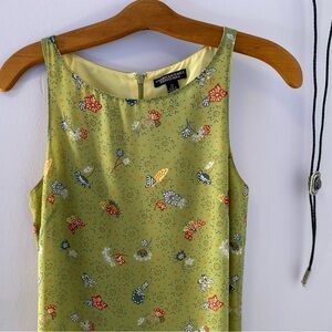 Y2K American Eagle pixie floral green Maxi